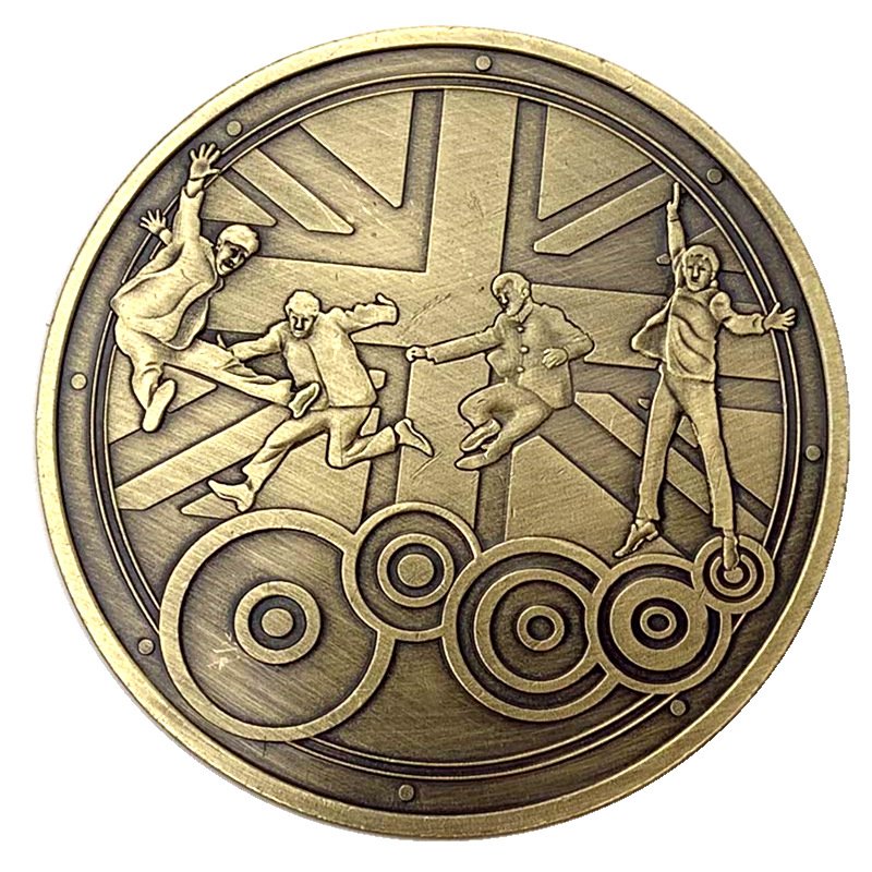 2D soft enamel metal custom challenge coins - 图片 3