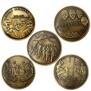 2D soft enamel metal custom challenge coins