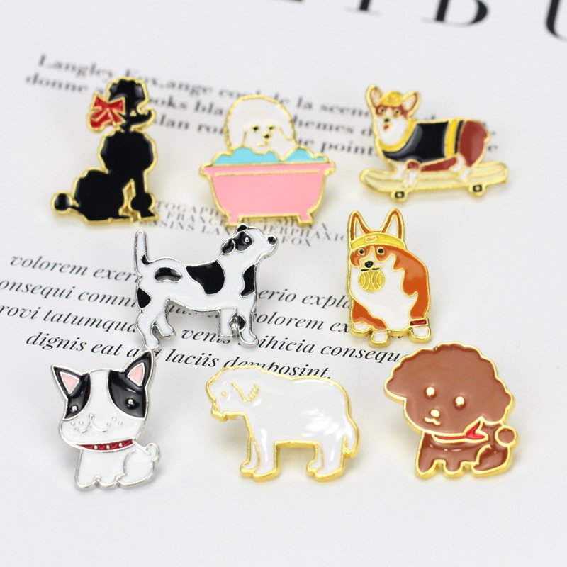 Mini Cute Animal Metal Crafts Custom Design Enamel Pins