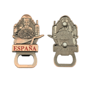 Personalized Logo Metal Bottle Opener & Refrigerator Magnet - Advertising Specialty Item