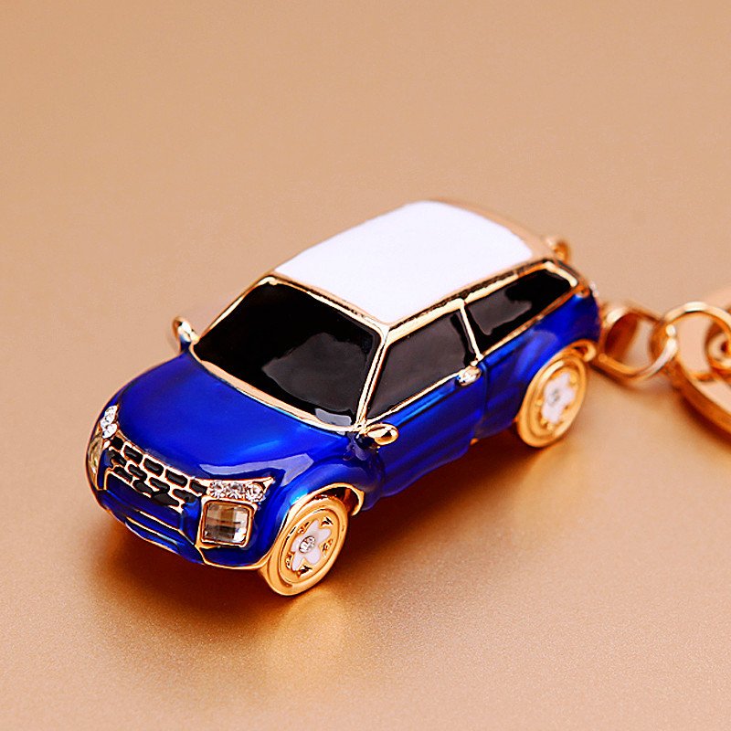 Customized metal model car keychain cute and creative pendant metal key ring small gift - 图片 5