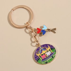 Custom metal crafts tourist souvenir key chains