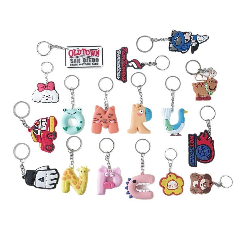 Custom Cute Colorful PVC Key Chains - 图片 5