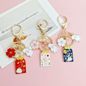 Custom 2D logo soft enamel keychain