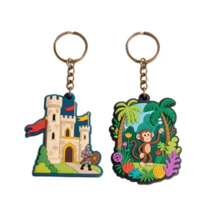 Custom Cute Colorful PVC Key Chains